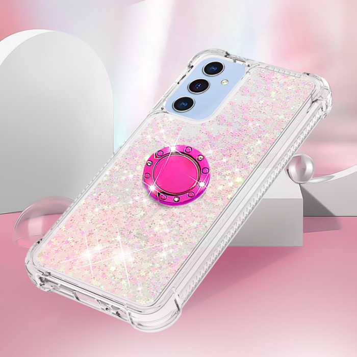 A-One Brand - Galaxy A17/A26 Mobilskal Kickstand Quicksand TPU - Rosa