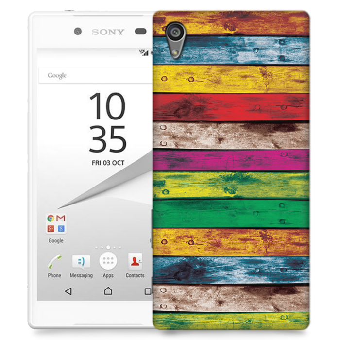 UTGATT5 - Skal till Sony Xperia Z5 Premium - Målade brädor