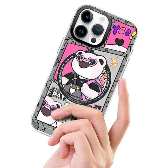 JAUCASE - JAUCASE iPhone 16 Pro Max Mobilskal MagSafe - Cool Guy Bear