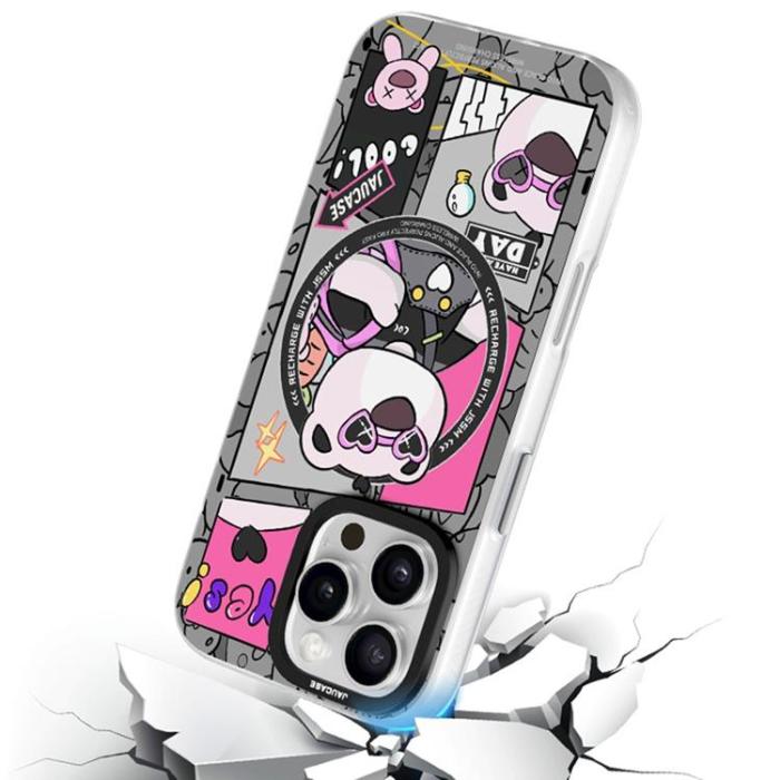 JAUCASE - JAUCASE iPhone 16 Pro Max Mobilskal MagSafe - Cool Guy Bear