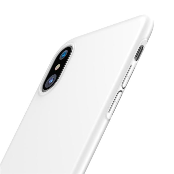 BASEUS - Baseus tunna skal för iPhone XS / X -Vit