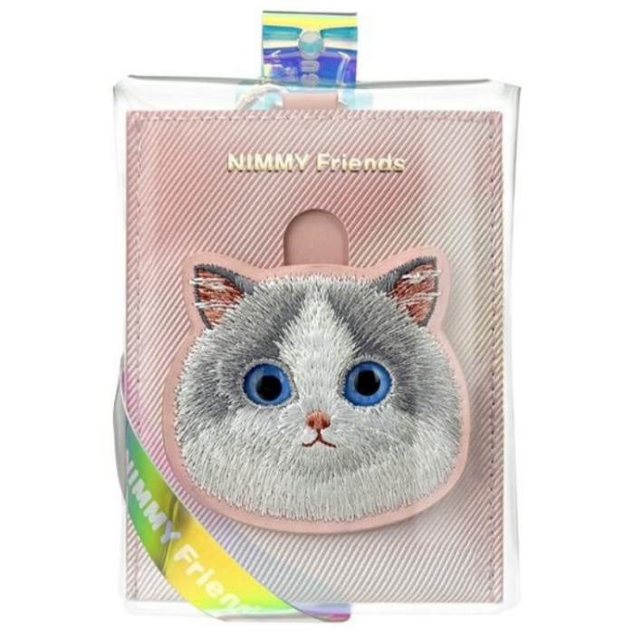 NIMMY - Nimmy Korthållare Big Eyed Pet 2.0 Cat - Rosa