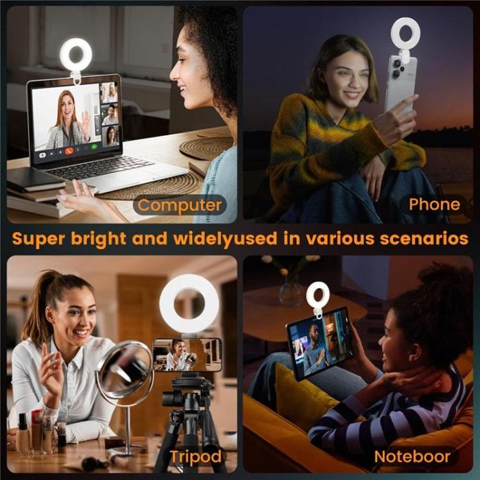 OEM - Bärbar Livestreaming Mobil, Bärbar Dator LED-Fyllnadslampa XJ57