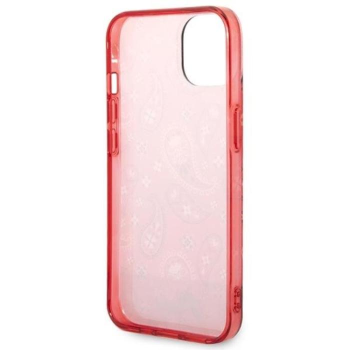 Guess - GUESS iPhone 14 Plus Skal Bandana Paisley - Röd