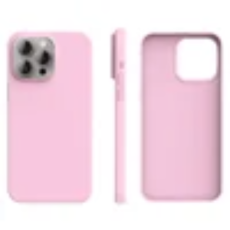 A-One Brand - iPhone 15 Pro Mobilskal Ultra Thin Silikon - Sakura Rosa
