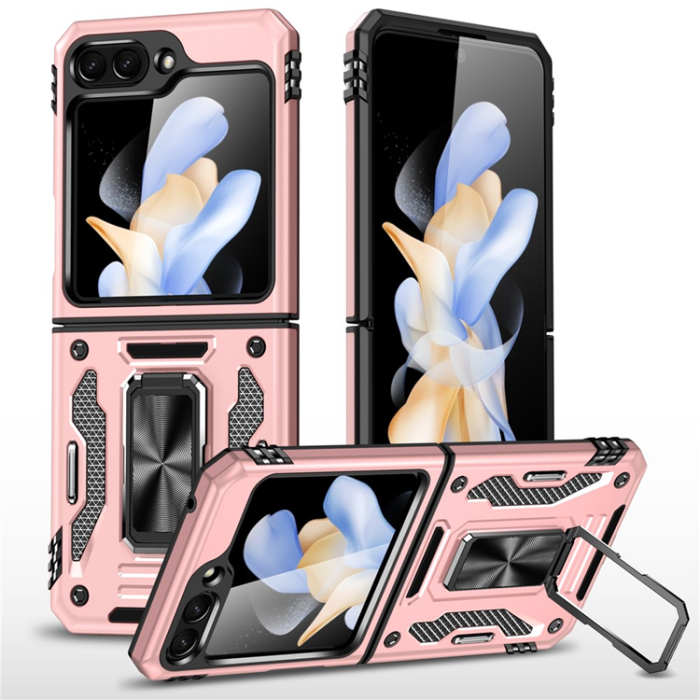 A-One Brand - Galaxy Z Flip7 FE/Z Flip6 Mobilskal Armor Kickstand