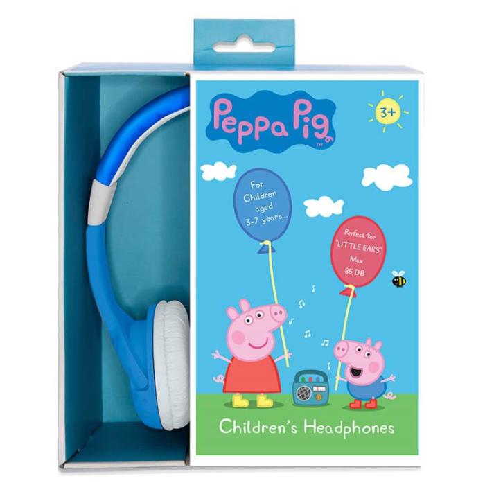 UTGATT1 - PEPPA PIG Hörlurar Junior On-Ear 85dB George Rocket - Blå