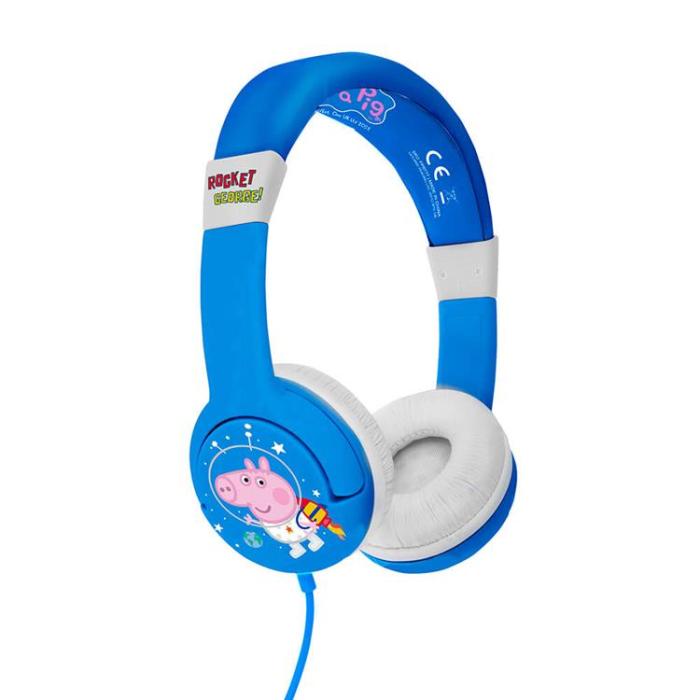 UTGATT1 - PEPPA PIG Hörlurar Junior On-Ear 85dB George Rocket - Blå