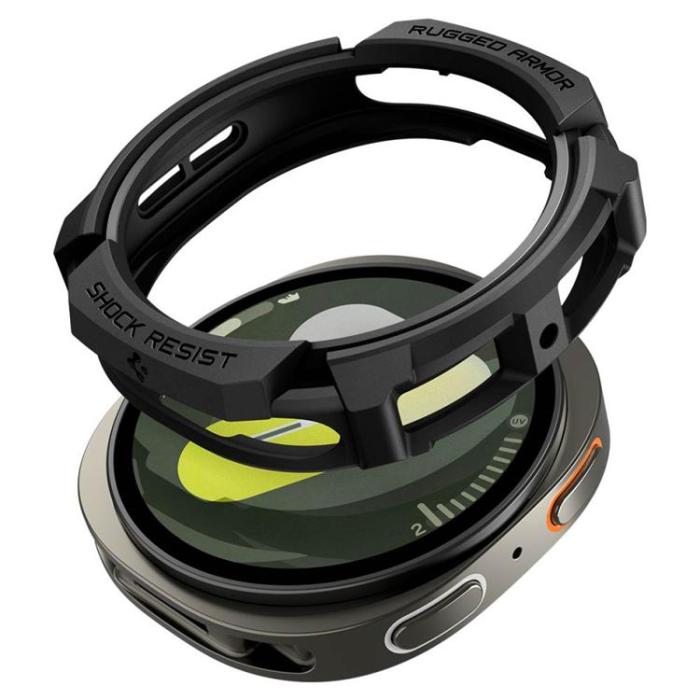 Spigen - Spigen Galaxy Watch 8 (44mm) Skal Rugged Armor - Svart