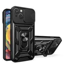 OEM - Motorola Moto G62 5G Skal Ringh&aring;llare Hybrid Armor Camshield - Svart