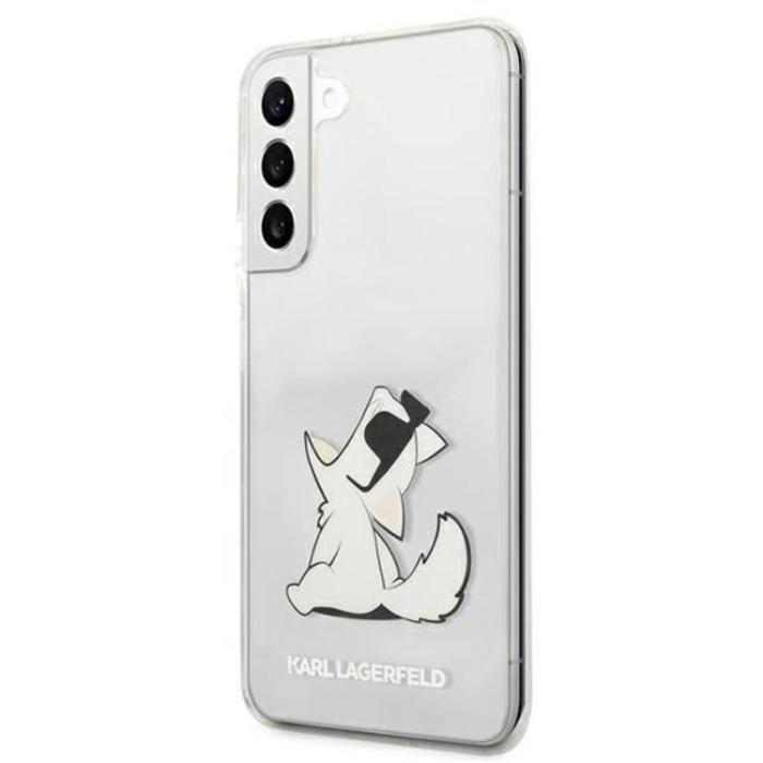 KARL LAGERFELD - Karl Lagerfeld Choupette Eat Skal Galaxy S22 Plus - Transparent