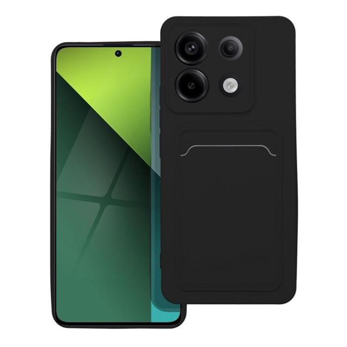 OEM - Xiaomi Redmi Note 13 Pro 5G Mobilskal Korthållare - Svart