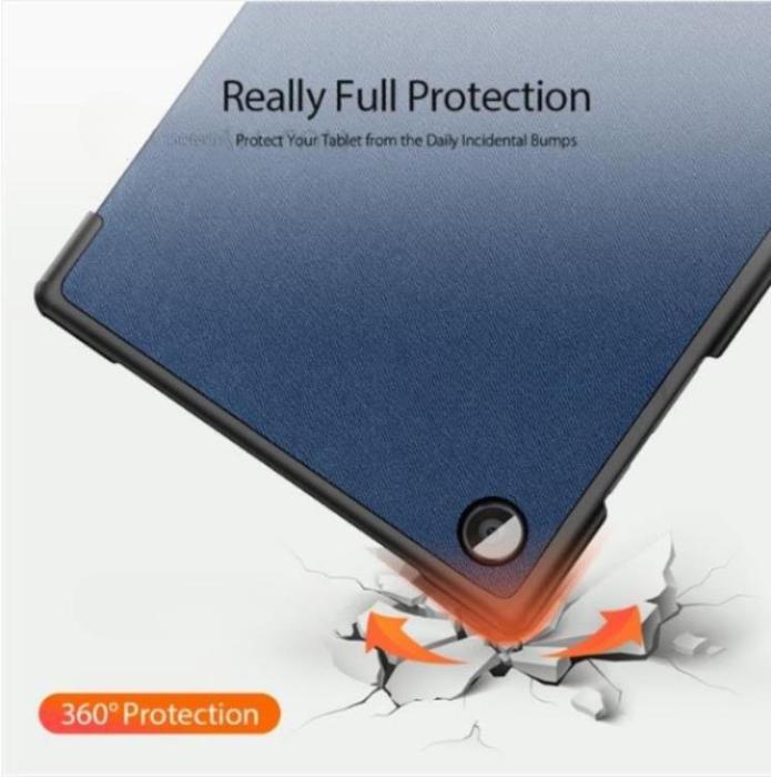 Dux Ducis - Dux Ducis Galaxy Tab A8 10.5 (2021) Fodral Domo Series Shockproof - Blå