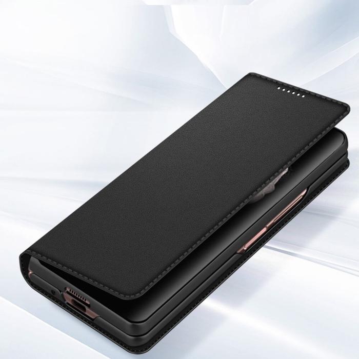 A-One Brand - Äkta Läder plånboksfodral Samsung Galaxy Z Fold 3 - Brun