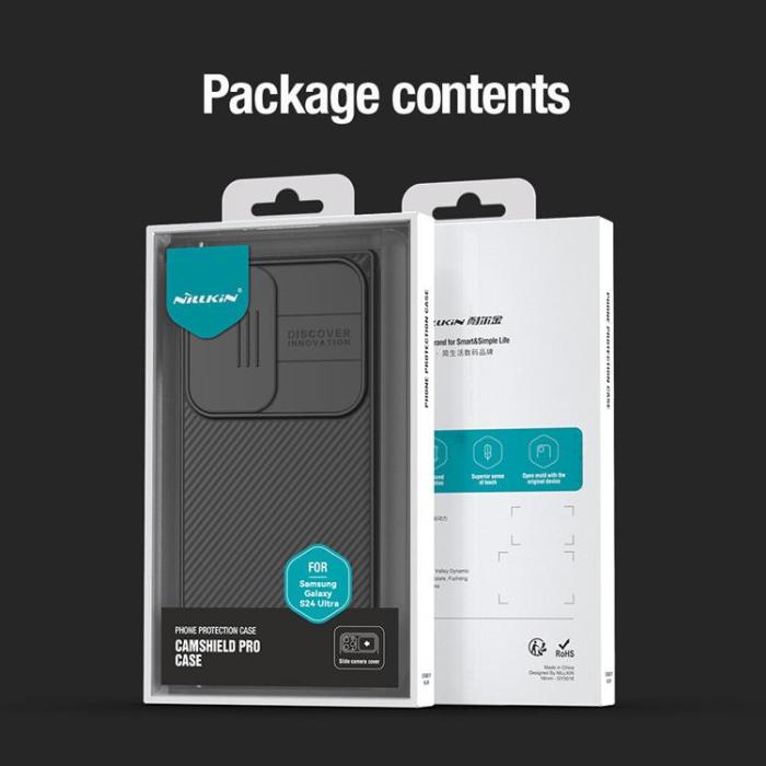 Nillkin - Nillkin Galaxy S24 Ultra Mobilskal CamShield Pro Armored - Grön