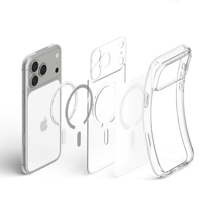 Spigen - Spigen Mobilskal För iPhone 18 Pro/17 Pro Magsafe Ultra Hybrid - Frost Vit