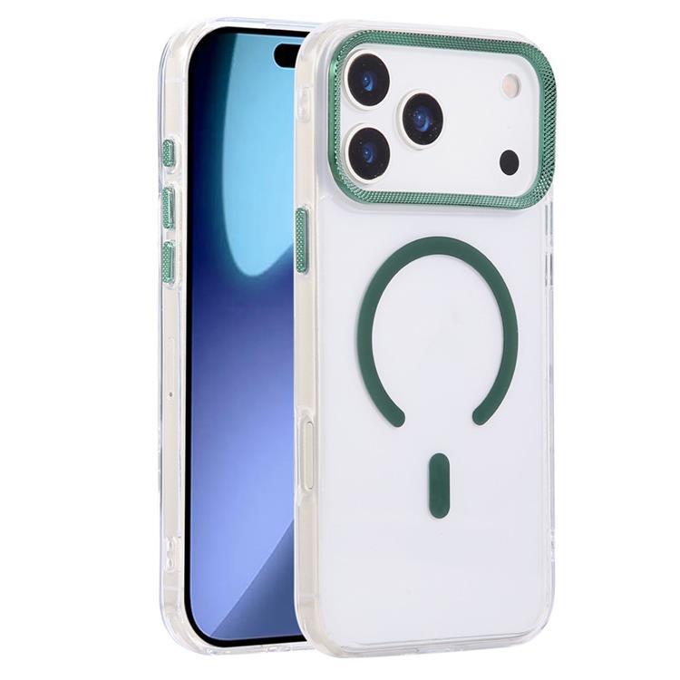 iPhone 17 Pro Max Mobilskal MagSafe Texture Frame - Midnattsgrön | 2353 | AlltMobil