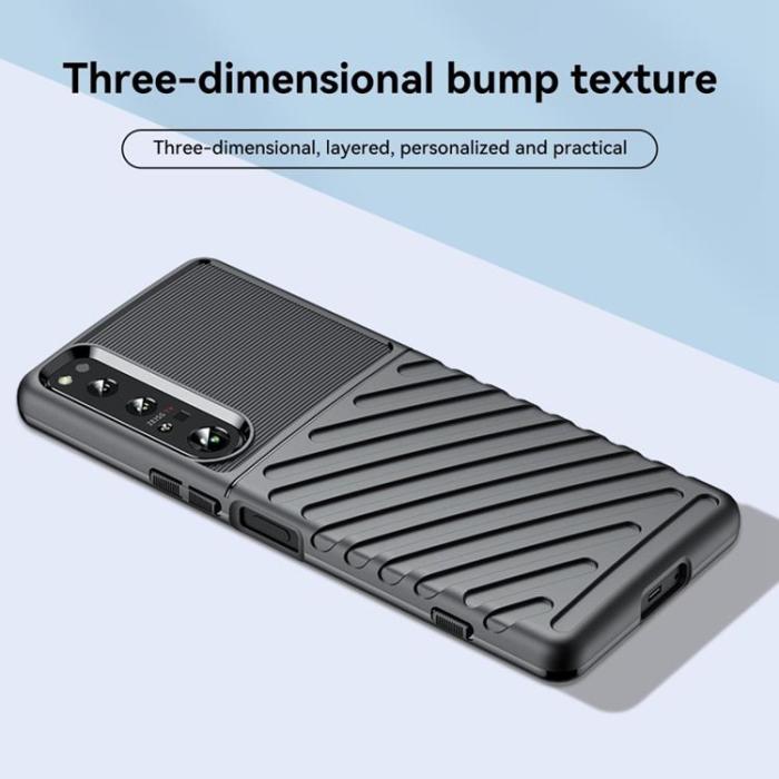 OEM - Sony Xperia 1 IV Skal Thunder Twill - Svart
