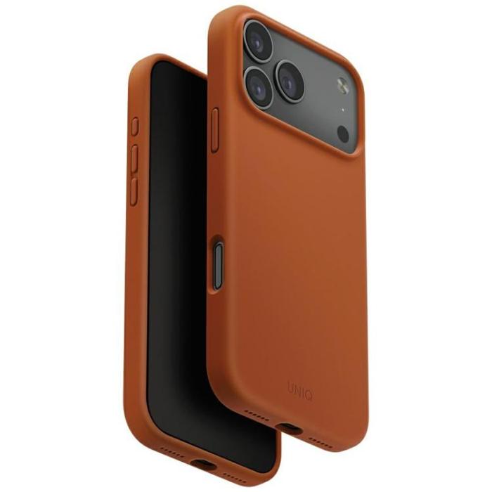 UNIQ - UNIQ iPhone 17 Pro Max Mobilskal MagSafe Lino - Orange