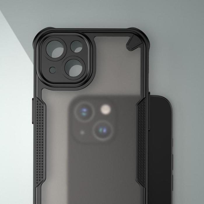 OEM - iPhone 15 Mobilskal Defender Matt - Svart