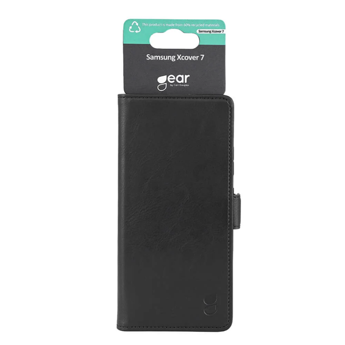 GEAR - Gear Galaxy XCover 7 Plånboksfodral 3 Kortfack - Svart