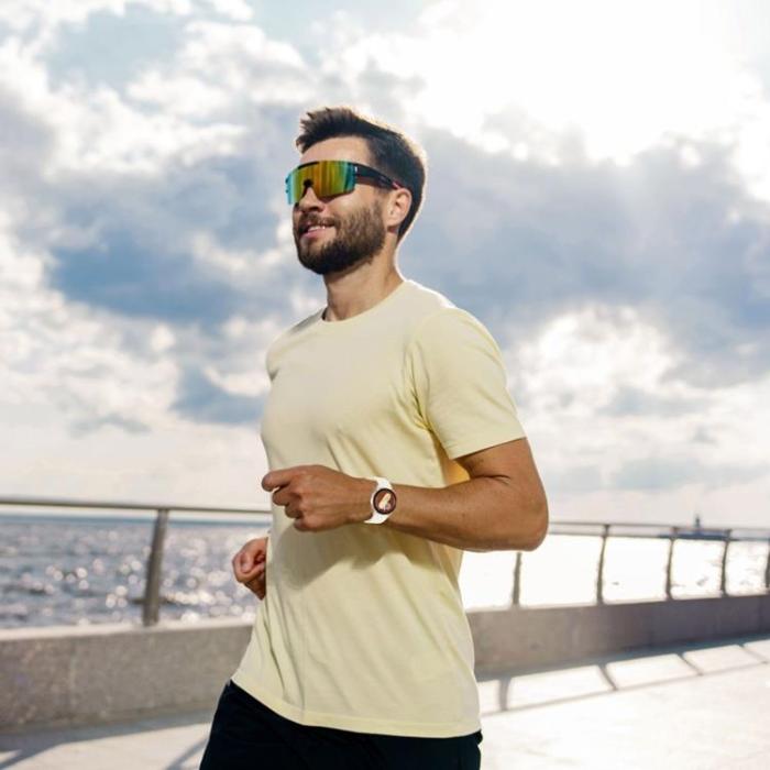 UTGATT - Galaxy Watch 4/5/5 Pro/6/7/FE Armband Silikon - Himmelsblå