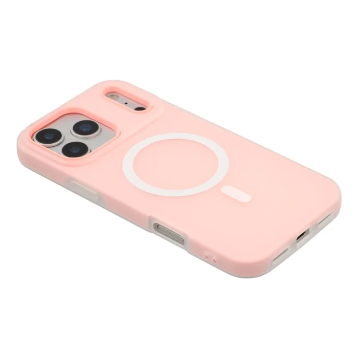 A-One Brand - iPhone 17 Pro Mobilskal Magsafe Frosted - Rosa