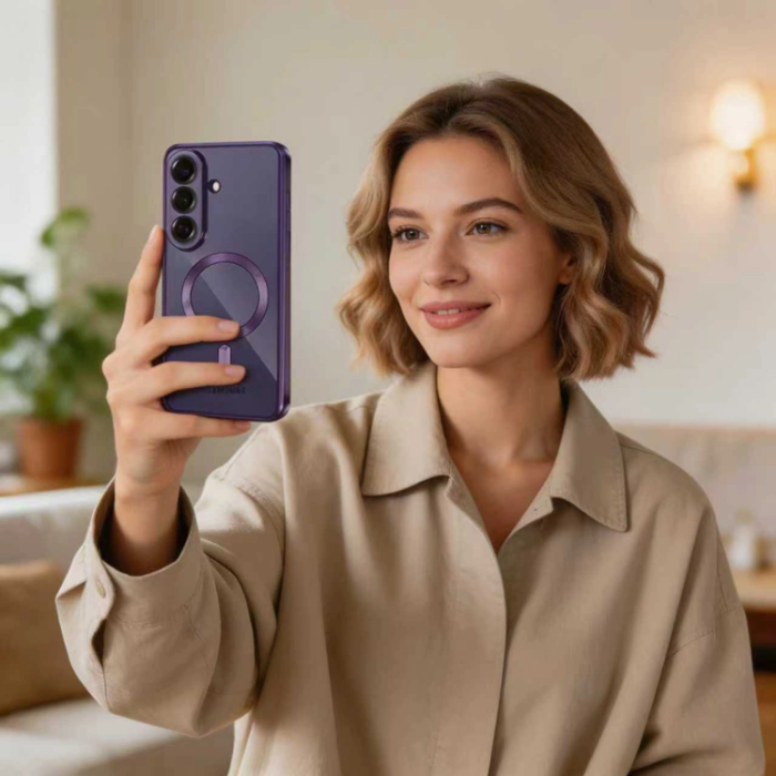 Tech-Protect - Tech-Protect Mobilskal För Galaxy S26 Magsafe Magflex - Violett