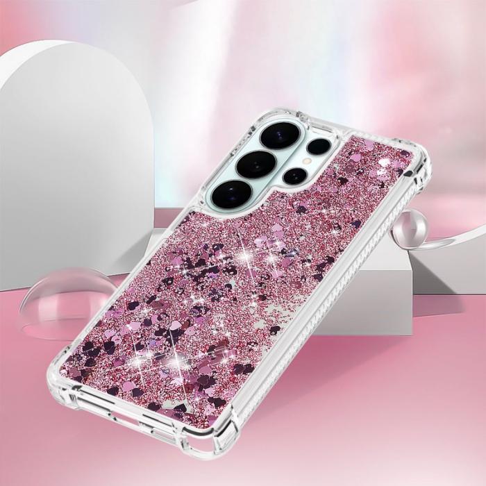 OEM - Mobilskal till Samsung Galaxy S26 Ultra TPU Glittrande Stötsäker - Roséguld