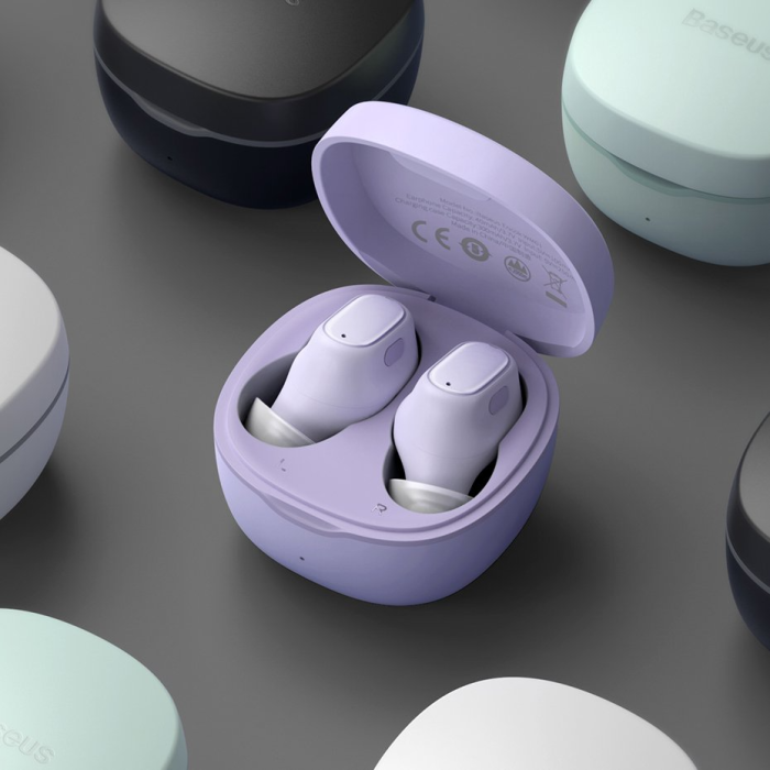 UTGATT1 - Baseus TWS Bluetooth Trådlösa Hörlurar Encok WM01 - Vit