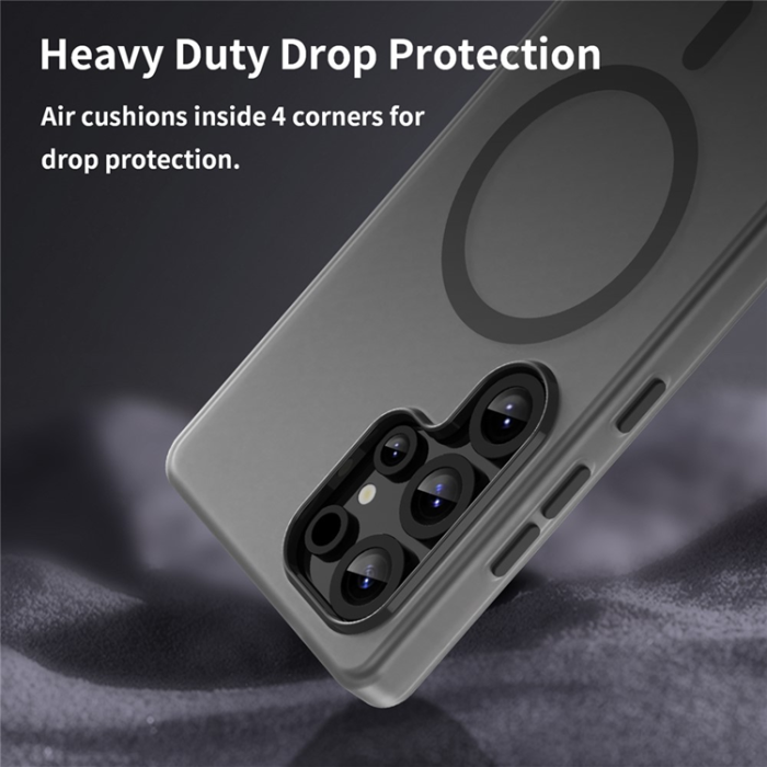 A-One Brand - Galaxy S25 Ultra Mobilskal MagSafe Slim Matte - Svart