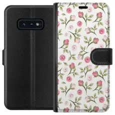 Gustaf - Pl&aring;nboksfodral till Samsung Galaxy S10e med Blommigt
