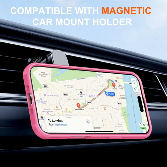 A-One Brand - iPhone Air Mobilskal MagSafe Kickstand TPU + PC - Rose