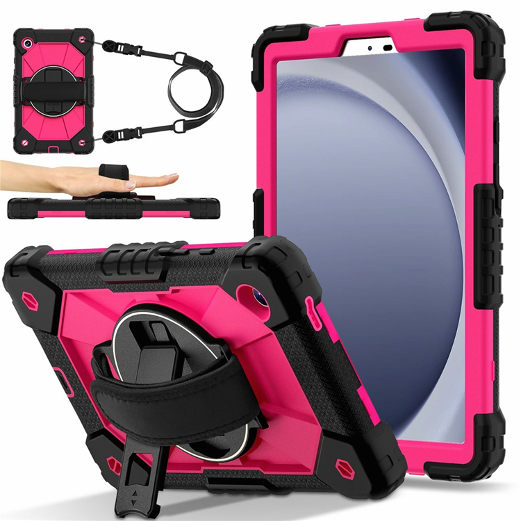 Galaxy Tab A11 Skal Kickstand (Svart/Rosa) | 2353 | AlltMobil