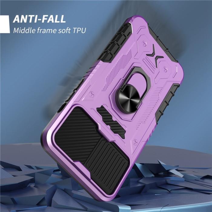 OEM - iPhone 14 Pro Max Skal Ringhållare Kickstand - Lila