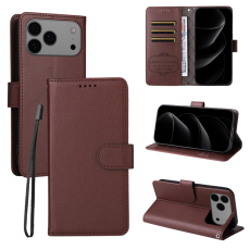 A-One Brand - iPhone 17 Pro Max Plånboksfodral RFID Blocking med Handledsrem