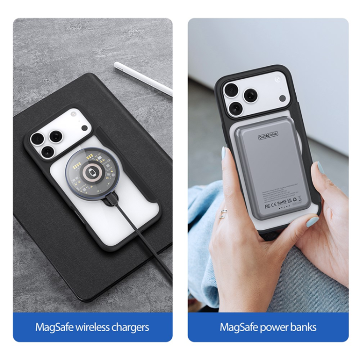 Dux Ducis - Dux Ducis iPhone 17 Pro Plånboksfodral MagSafe Skin X Pro Kickstand