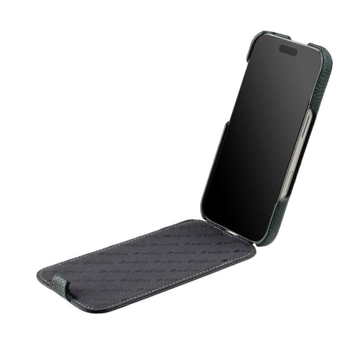 Melkco - MELKCO Mobilskal till iPhone 17 Pro Max Äkta Läder + PC - Grön