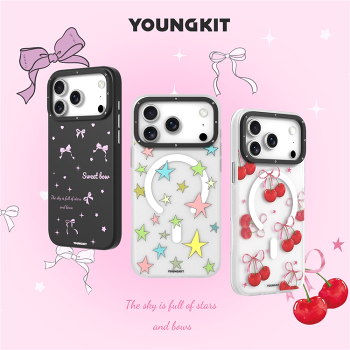 YOUNGKIT - YOUNGKIT iPhone 17 Pro Max Mobilskal MagSafe Sweetheart - Röd