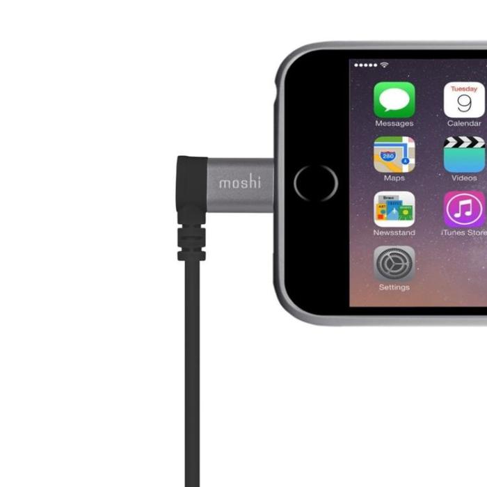 Moshi - Moshi USB-A till Lightning Kabel Med 90-Graders Kontakt 1.5m