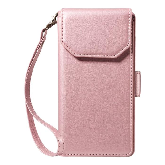 OEM - Mobilskal till Samsung Galaxy S26 Ultra KonstLäder Ställ - Roséguld