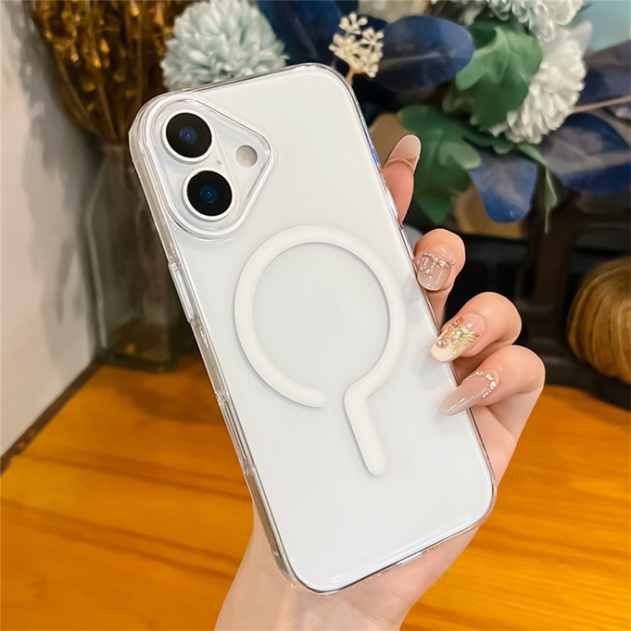 A-One Brand - iPhone 17 Mobilskal MagSafe TPU + PC - Vit
