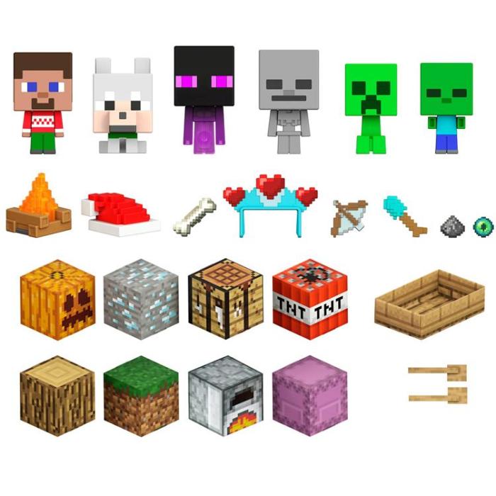 UTGATT1 - MINECRAFT Mob Head Minis Advevntskalender