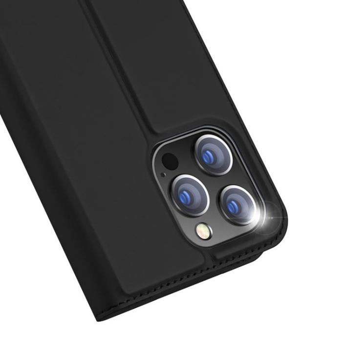 Dux Ducis - Dux Ducis iPhone 15 Pro Max Plånboksfodral Skin Pro - Svart