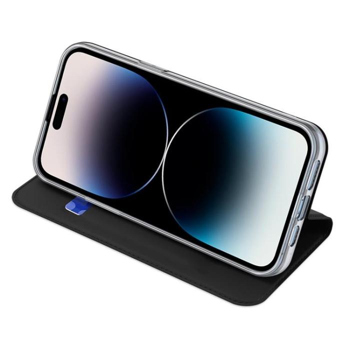 Dux Ducis - Dux Ducis iPhone 15 Pro Max Plånboksfodral Skin Pro - Svart