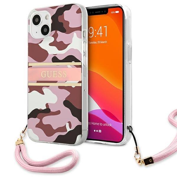 Guess Camo Strap Collection Skal iPhone 13 - Rosa | 2353 | AlltMobil