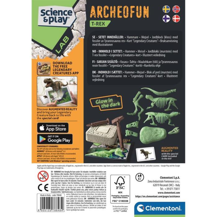 CLEMENTONI - CLEMENTONI Dig Kit T-Rex