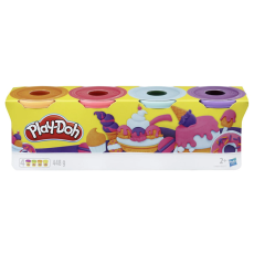 PLAY-DOH - PLAY-DOH Compound 4 Pack Classic/Wild/Sweet (Blandade)