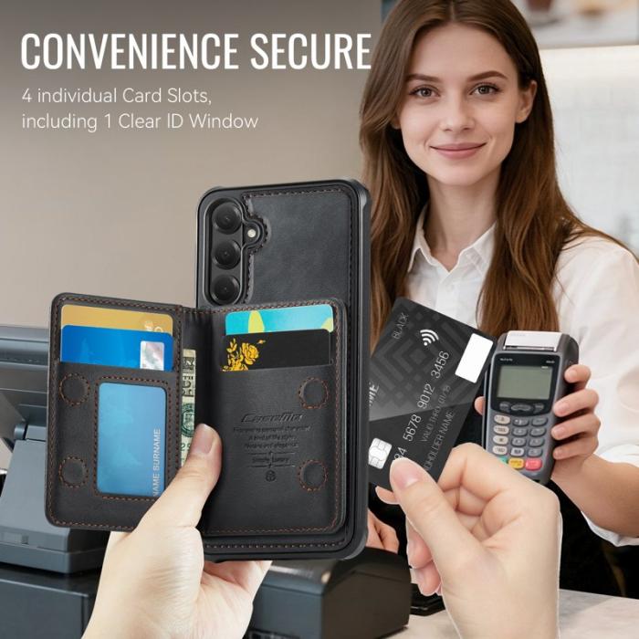 Caseme - CaseMe Mobilskal för Samsung Galaxy S26 Magnetiskt PC + TPU - Svart