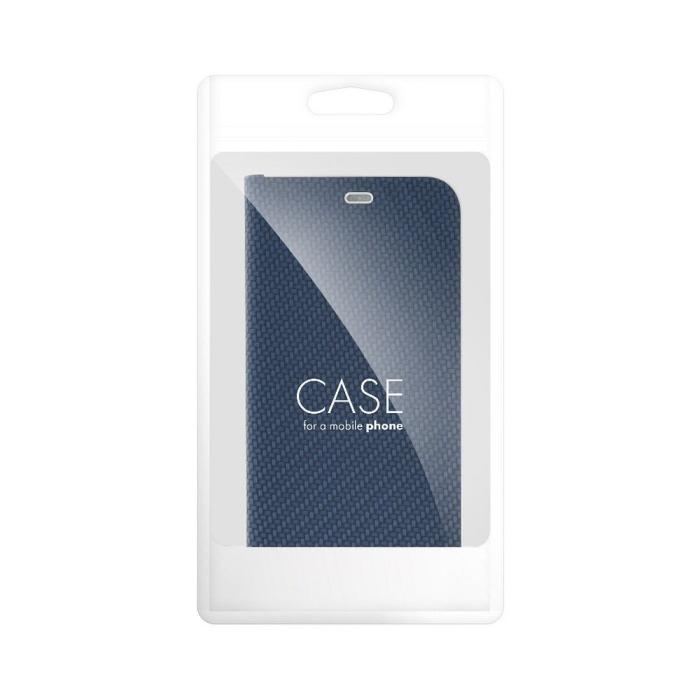 OEM - LUNA Carbon Fodral för Samsung S23 blå